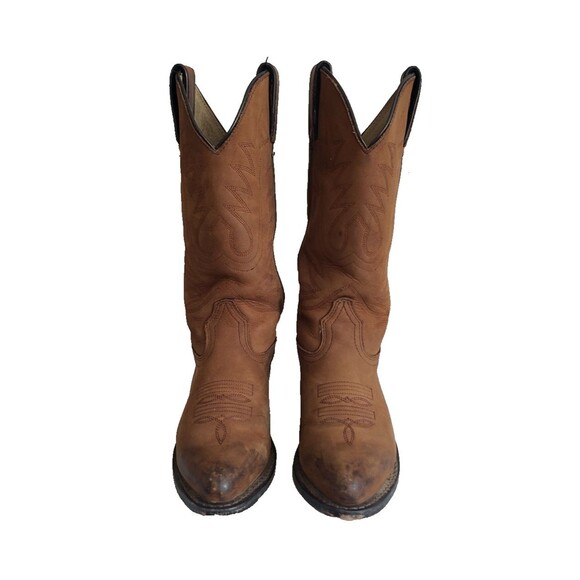 DURANGO Brown Leather Boots Lady Rebel Women's Size 5M Rodeo Cowboy - Picture 3 of 11